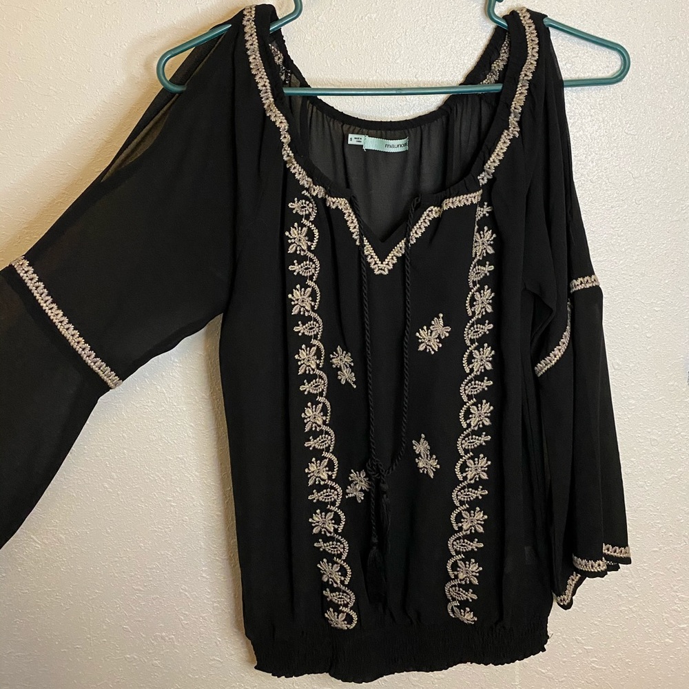 V- neck top